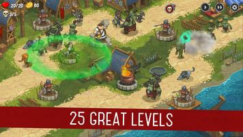 Orcs Warriors: Offline Tower Defense ポスター