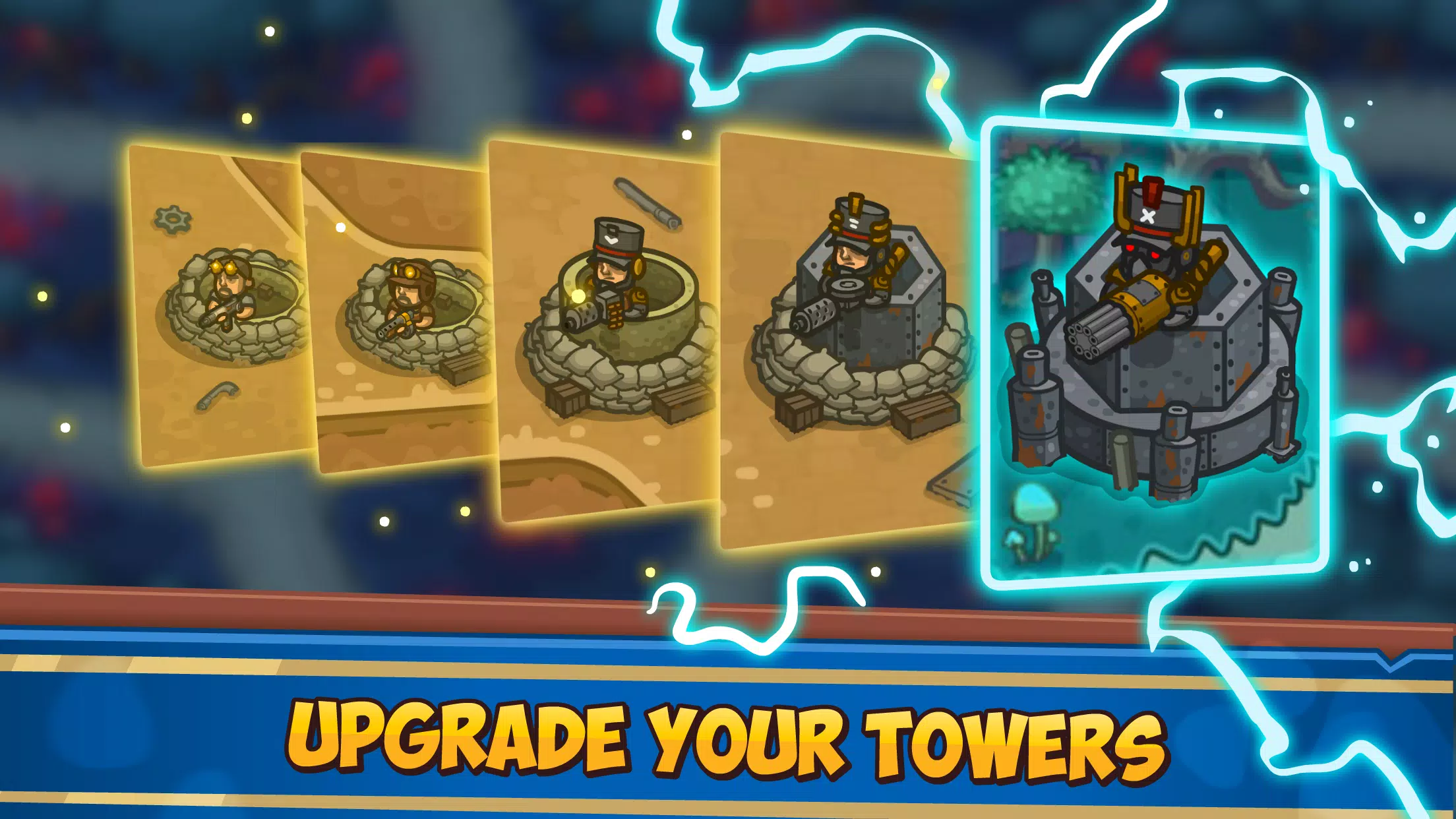 Steampunk Tower Defense for Android - Free App Download