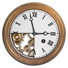 Hourly chime clock icon