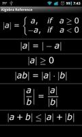 Algebra Reference screenshot 1