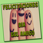 Felicitaciones día del amigo icono