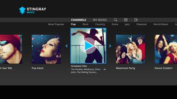 Stingray Music - Android TV captura de pantalla 3