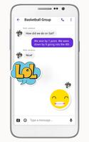 Free Call & Text Stickers for Text Now ภาพหน้าจอ 1