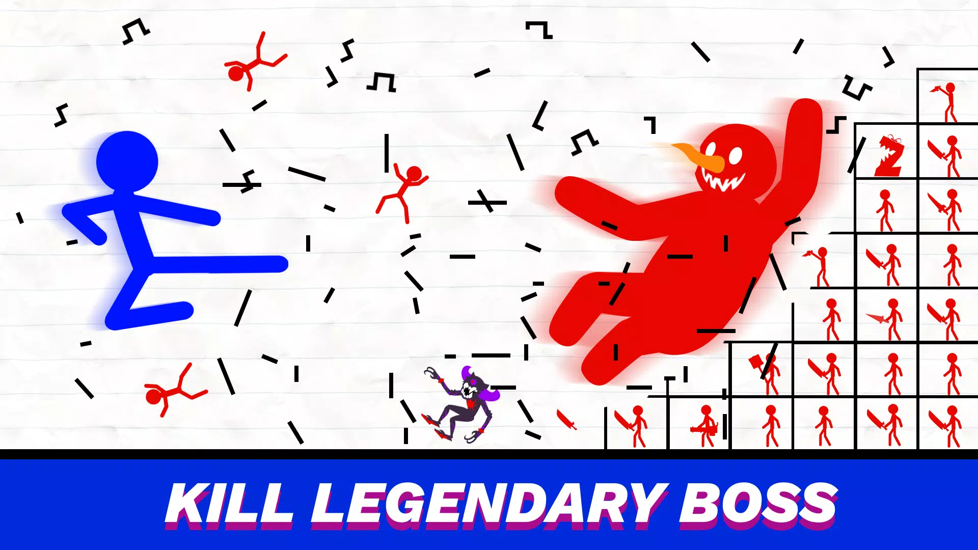 EPIC BOSS BATTLES!!  Stick Fight 