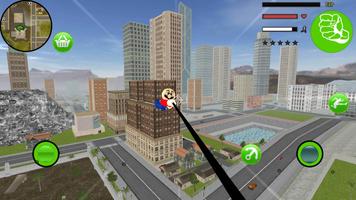 Super Stick Bros Stickman Rope Hero Gangstar Crime تصوير الشاشة 1