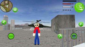 Super Stick Bros Stickman Rope Hero Gangstar Crime تصوير الشاشة 3