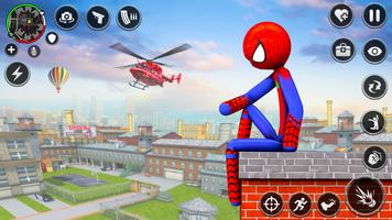 Spider Stick Hero Prison Break تصوير الشاشة 1