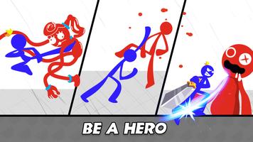 Stick Tower Hero War Affiche