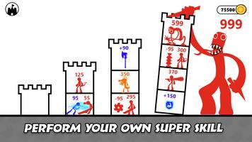 Stick Tower Hero War 截图 2