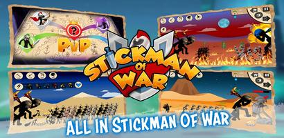 Stickman Of War - Stick Battle पोस्टर