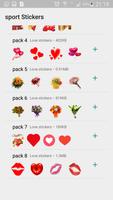 WA love Stickers : wedding - flowers - valentine Affiche