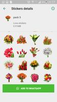 WA love Stickers : wedding - flowers - valentine 截图 1