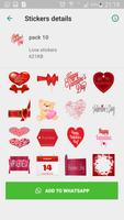 WA love Stickers : wedding - flowers - valentine capture d'écran 3