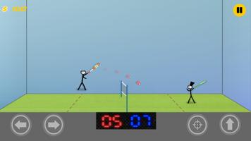 Stickman Badminton Ekran Görüntüsü 2