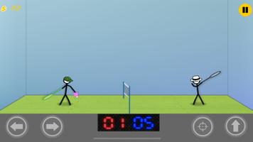 Stickman Badminton Ekran Görüntüsü 3