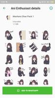 Anime Menhera Cute Girl For WA Stickers पोस्टर