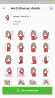 Anime Menhera Cute Girl For WhatsApp Stickers স্ক্রিনশট 1