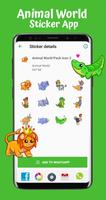 Animal World Sticker App - WA Sticker App スクリーンショット 1