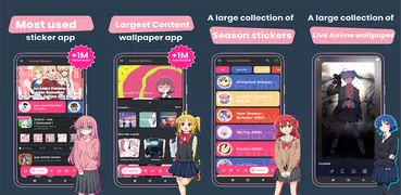 Anime Stickers For WASticker