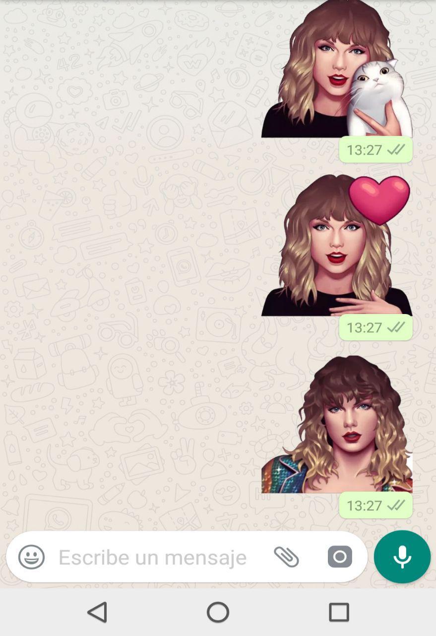 Chat On Whatsapp With Stickers By Taylor Swift For Android Apk