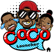 ”CoCo Launcher - Black Emoji, 3D Theme