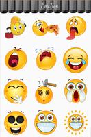 Sticker Emotion Cute Chat App Affiche