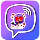 Stickers for Viber messenger أيقونة