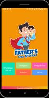 Father day - sticker, image Cartaz