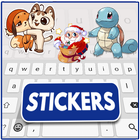 Sticker Keyboard - Cute and Funny Stickers icône