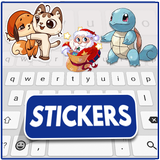 Sticker Keyboard - Cute and Funny Stickers أيقونة