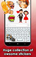 Sticker Keyboard - Cute and Funny Stickers স্ক্রিনশট 4