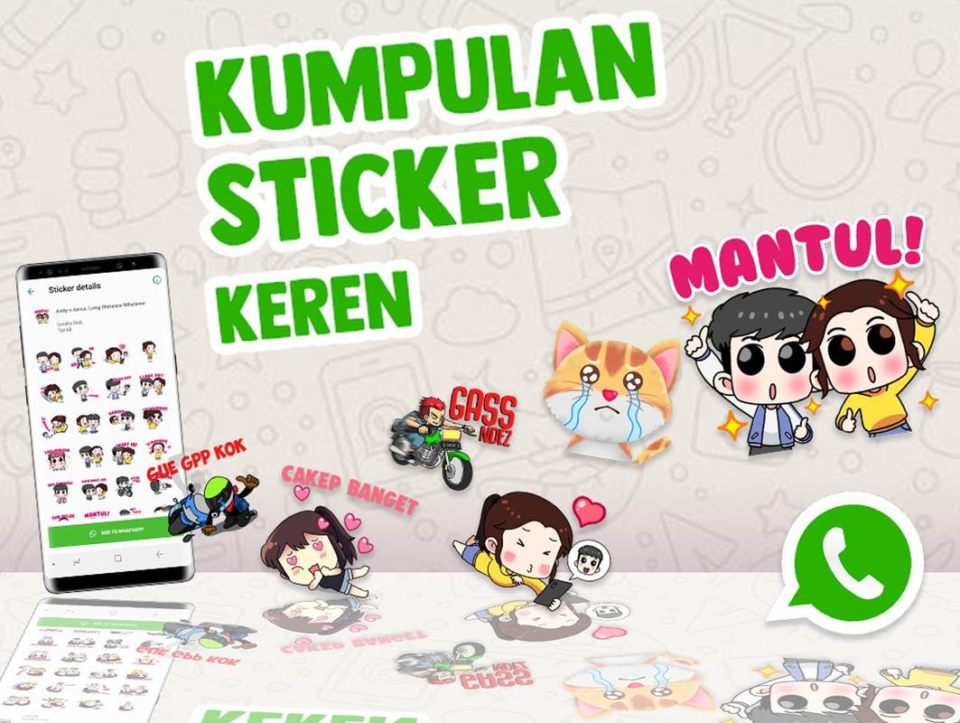 Kumpulan Sticker Keren WAStickerApps For Android APK Download