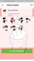 Love Cute Sticker Kpop Korean  تصوير الشاشة 2