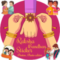 Raksha Bandhan app for Stickers and photo greeting