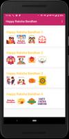 Raksha Bandhan app for Stickers and photo greeting syot layar 2