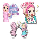 Hijab Muslimah Islamic Sticker -  WAStickerApps APK