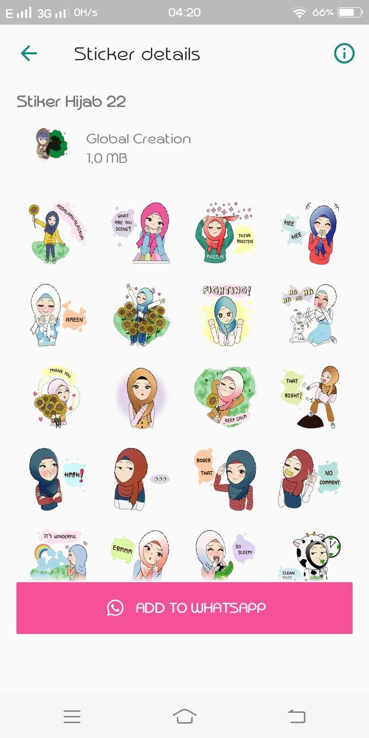 Hijab Muslimah Islamic Sticker Wastickerapps For Android Apk