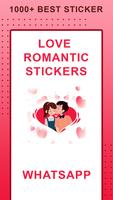 Love romantic stickers for whatsapp पोस्टर