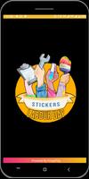 labour day sticker for WAStickerApps 海报