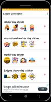 labour day sticker for WAStickerApps 截图 2