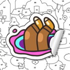 Magic Sticker Book Gallery icon