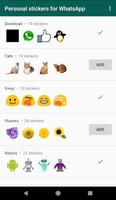Personal Sticker & Avatar Emoji Maker for Whatsapp Affiche