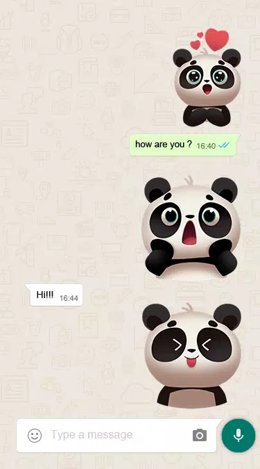 Tải xuống APK Panda Stickers for WhatsApp cho Android