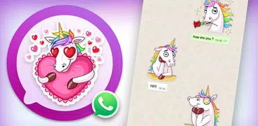 Unicorn Cute Stickers for WhatsApp