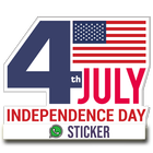 Independence Day USA - Sticker 图标