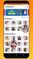 Stiker 18 for whatsapp Messenger - 18 Sticker Pack poster