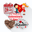 Sticker WA Happy Valentine's D