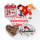 Sticker WA Happy Valentine's D icon