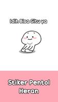 Stiker Pentol Lucu WAStickerApps imagem de tela 2