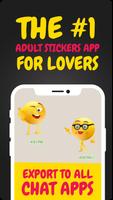 Adultmoji: Adult Emoji Sticker Affiche